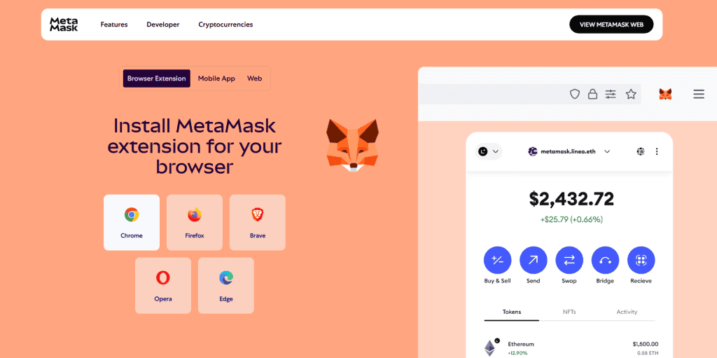 Install Metamask