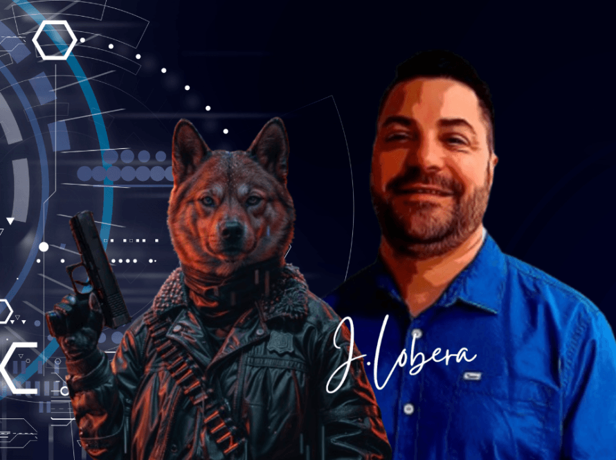 The Neon Shiba Inu. NFT collection on Opensea